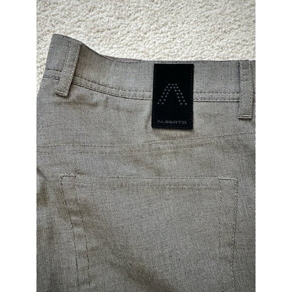 Alberto Ceramica Pants Mens 32x34 Gray‎ Straight Leg Modern Fit Performance - Picture 13 of 14